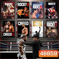 Rocky ร็อคกี้ ราชากำปั้น ทุบสังเวียน ภาค 1-6 + Creed บ่มแชมป์เลือดนักชก ภาค1-3 DVD Master พากย์ไทย