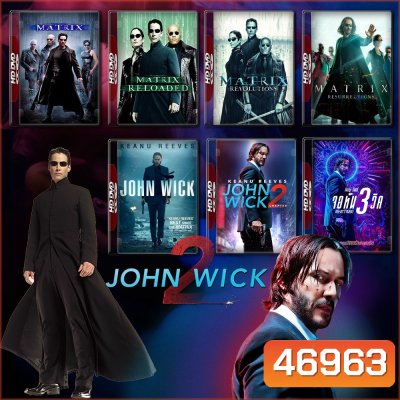 John Wick ภาค 1-3 DVD Master พากย์ไทย
