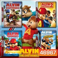 ALVIN AND THE CHIPMUNKS แอลวินกับสหายชิพมังค์จอมซน ภาค 1-4 DVD Master พากย์ไทย