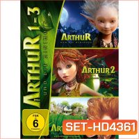 Arthur อาเธอร์ 4 ภาค DVD Master พากย์ไทย