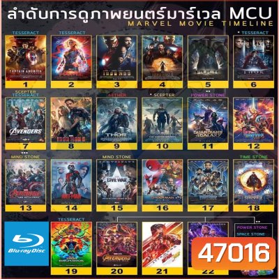 Bluray หนัง มาเวล MARVEL รวมฮีโร่ Bluray หนังราคาถูก แอคชั่น พากย์ไทย/อังกฤษ/มีซับไทย มีเก็บปลายทาง