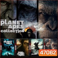 Planet of the Apes พิภพวานร ภาค 1 - 4 Bluray หนัง มาสเตอร์ พากย์ไทย