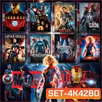 รวมหนัง Marvel Set 2 IRON MAN ภาค 1-3 + CAPTAIN AMERICA ภาค 1-3 + CAPTAIN MARVEL 4K Master พากย์ไทย