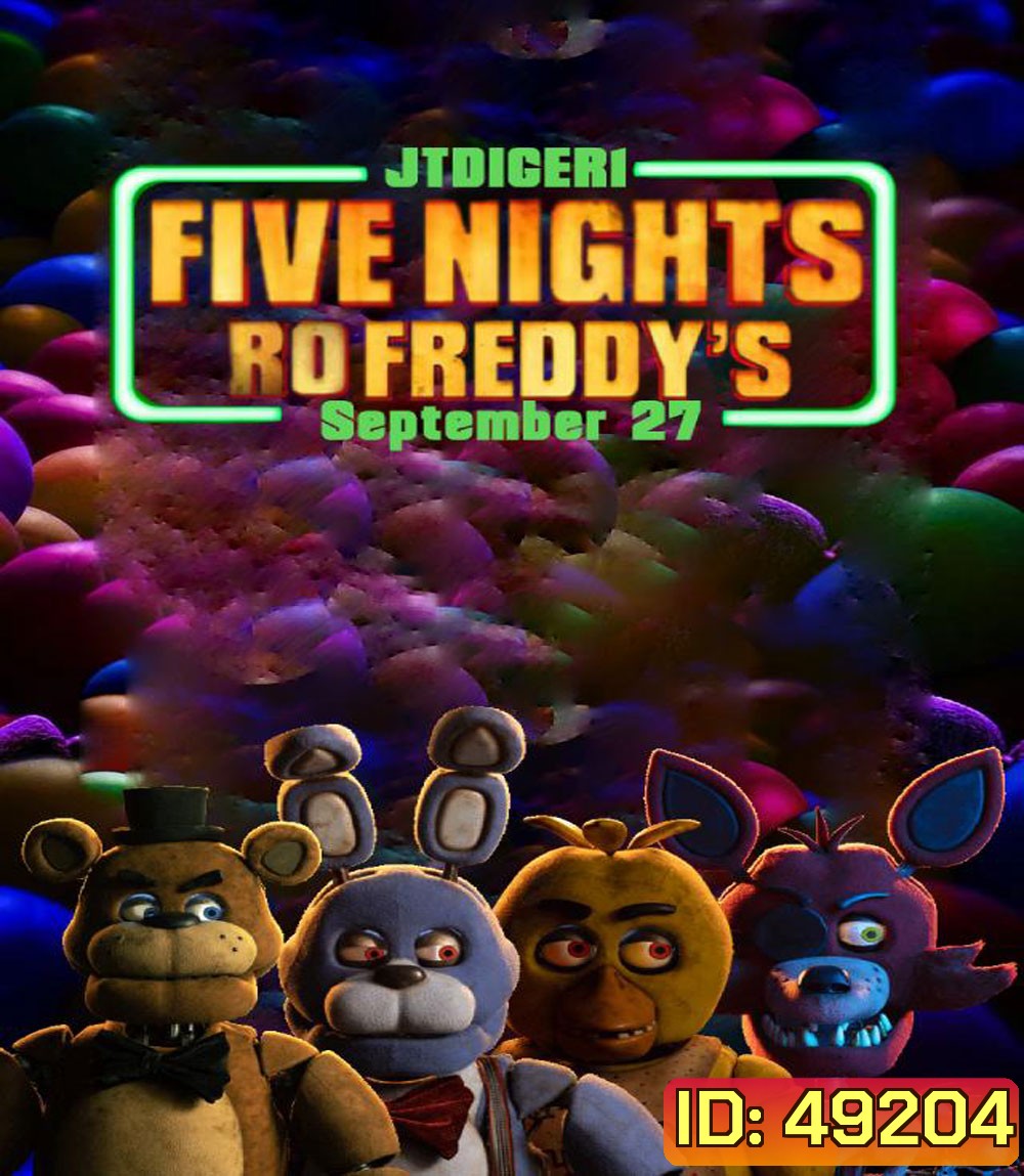 4K - 5 คืนสยองที่ร้านเฟรดดี้ Five Nights At Freddys (2023) - แผ่นหนัง 4K UHD (ภาพ HDR)