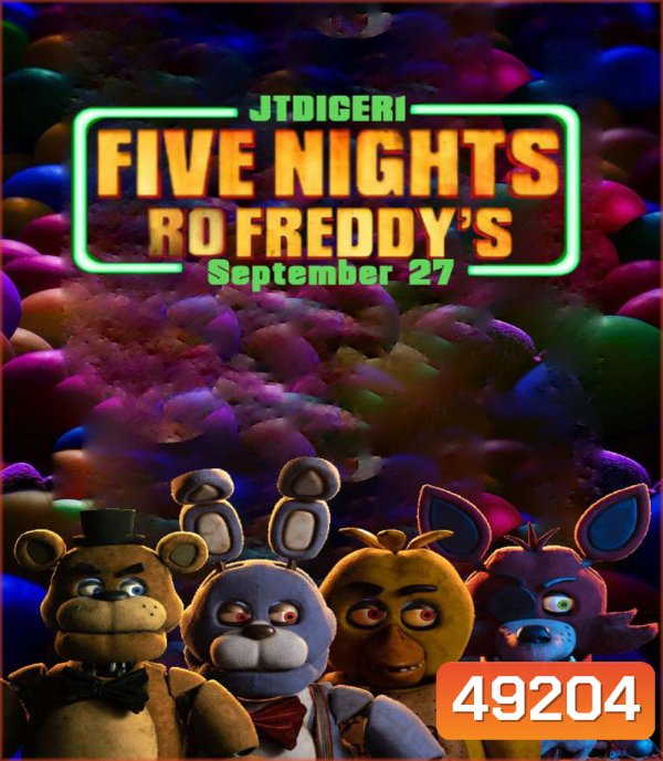 4K - 5 คืนสยองที่ร้านเฟรดดี้ Five Nights At Freddys (2023) - แผ่นหนัง 4K UHD (ภาพ HDR)