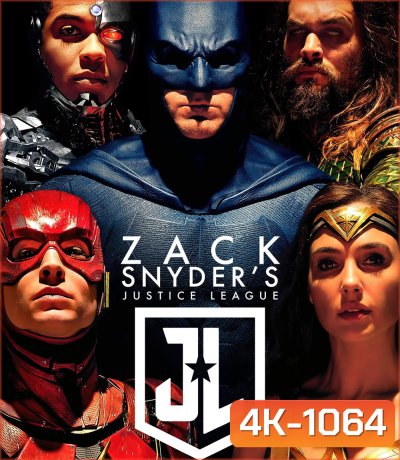 4K - Zack Snyder's Justice League (2021) : จัสติซ ลีก ของ แซ็ค สไนเดอร์ (ภาพ 4:3)- แผ่นหนัง 4K UHD