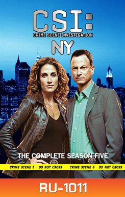 CSI New York Season 5 ไขคดีปริศนานิวยอร์ค ปี 5 (แผ่นที่ 7 ไม่มีบรรยายทั้งไทย/อังกฤษนะคะ)