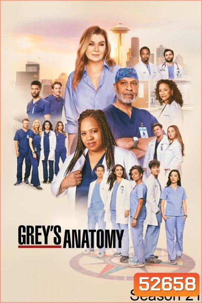 {ตอนที่ 18 ซับอังกฤษเท่านั้น} Greys Anatomy Season 21 แพทย์มือใหม่ หัวใจเกินร้อย ปี 21 (2024-2025) 18 ตอน