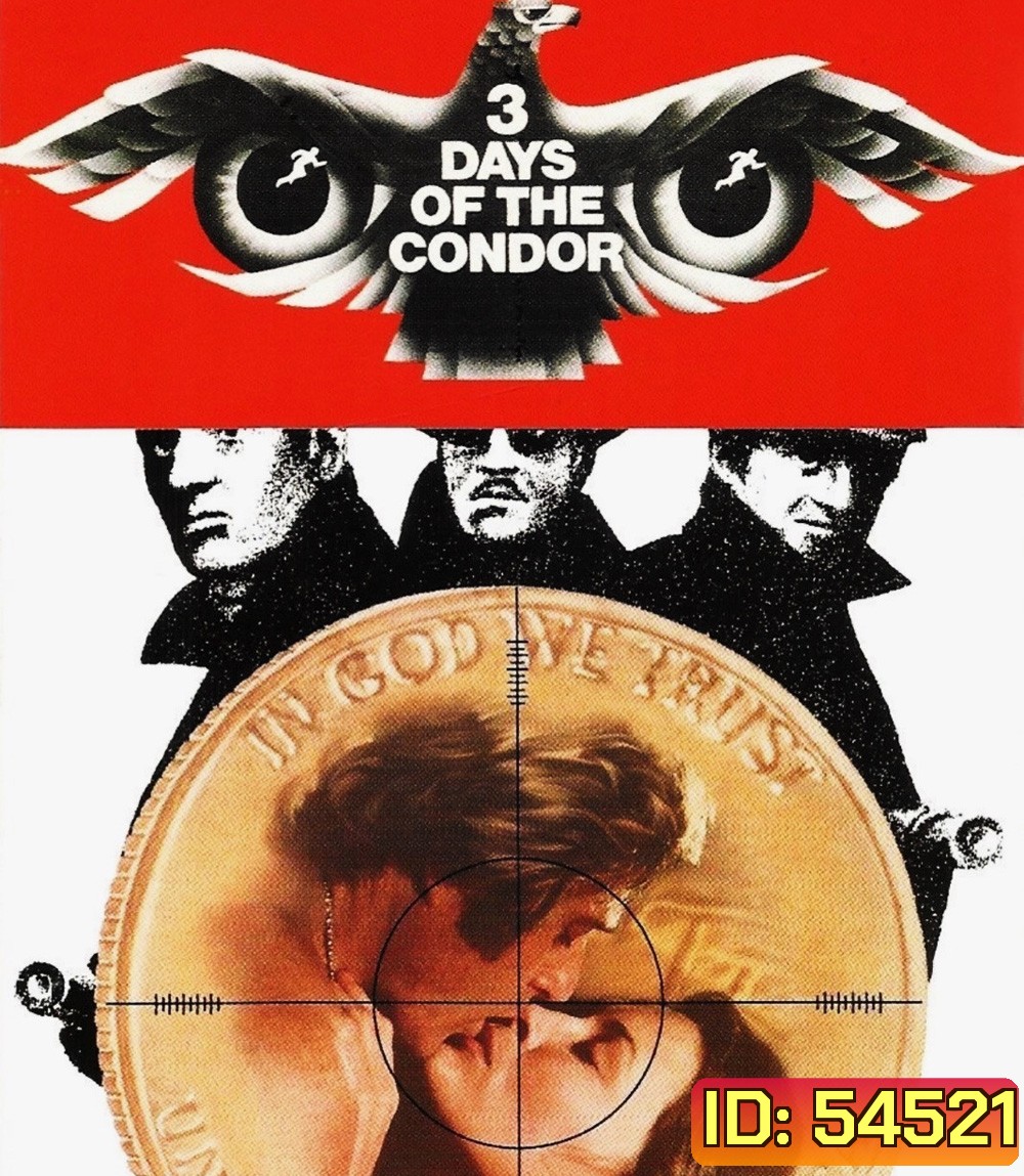 4K - Three Days of the Condor (1975) 3 วันอันตราย - แผ่นหนัง 4K UHD