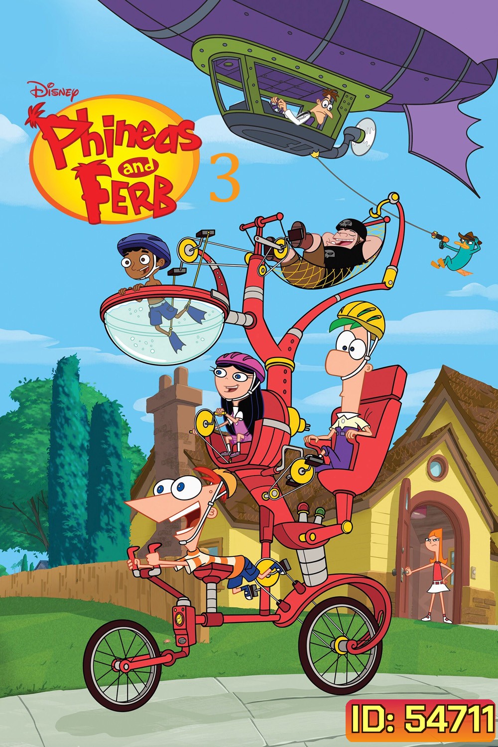Phineas And Ferb Season 3 (2011) ฟีเนียส กับ เฟิร์บ ซีซั่น 3 (35 ตอนจบ)