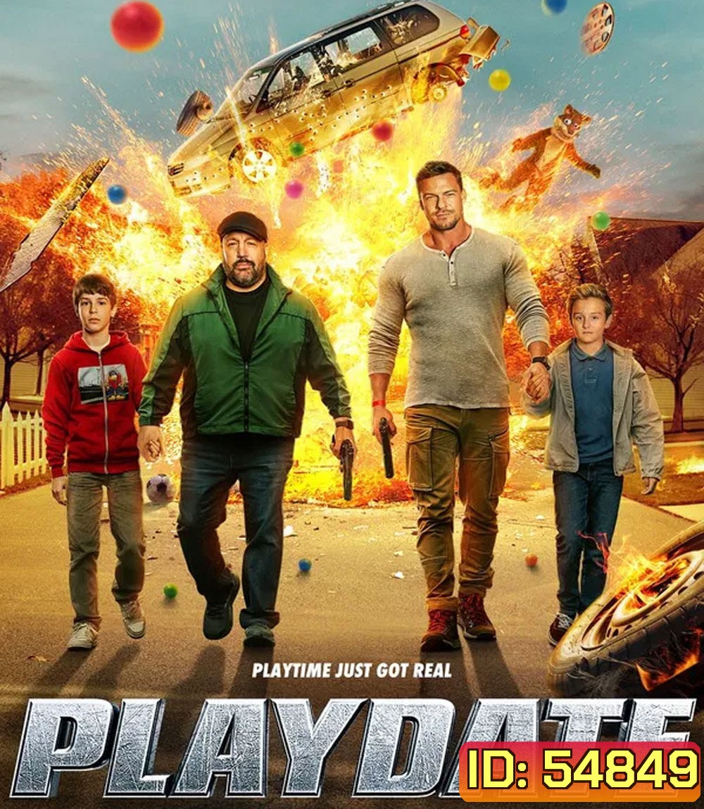 4K - Playdate (2025) ยอดคนป่วนก๊วนพ่อลูก - แผ่นหนัง 4K UHD